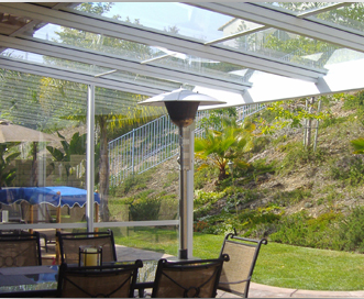 Sunroom with Glass Roof