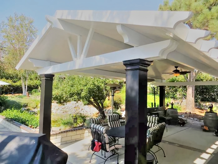 Interior Sunroom Curved Eave California